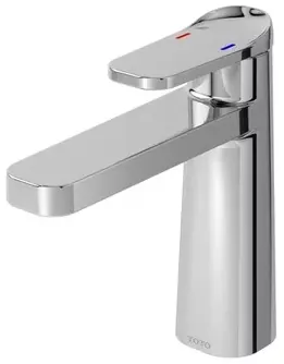 "Alisei" Single Lever Lavatory Faucet W/ 1" One Push Pop-Up Waste - CHROME
