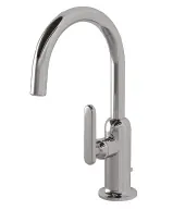"Hayon" Single Lever Lavatory Faucet W/ 1” One Push Pop-Up Waste - CHROME