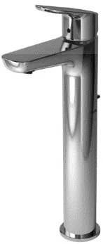 "Umi" Extended Single Lever Lavatory Faucet with 1" pop up waste - CHROME