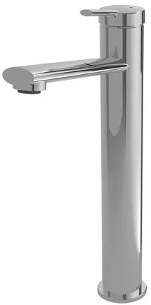 "Vektor" Extended Single Lever Lavatory Faucet W/ 1" Pop-Up Waste (Height= 340 mm) - CHROME