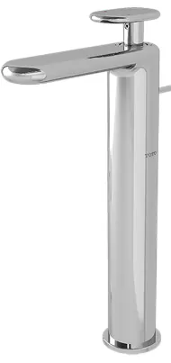 "Lozza" Extended Single Lever Lavatory Faucet W/ 1" Pop-Up Waste (Height= 304 mm) - CHROME