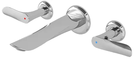 "HA" Combination Wall Type Lavatory Faucet TX118KHA by TOTO
