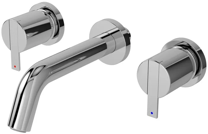 "Ego" Combination Wall Type Lavatory Faucet TX118LEBR by TOTO