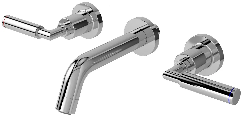 "Ego II" Lever Handle Combination Wall Type Lavatory Faucet ( 5.0 LPM ) TX118LEL by TOTO