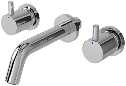 "Ego II" Combination Wall Type Lavatory Faucet TX118LESBR by TOTO