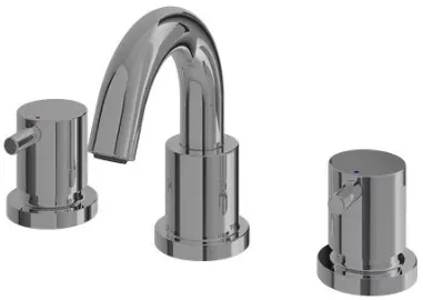 "Ego II" 8" Lavatory Faucet W/ 1 1/4" Pop-Up Waste - CHROME