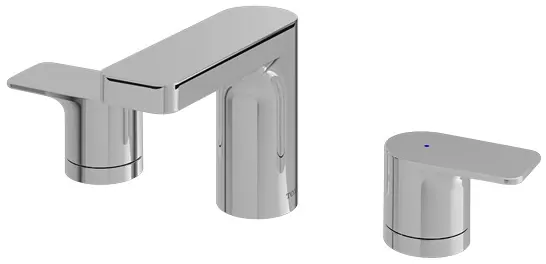 "Rei S" 8" Lavatory Faucet W/ 1 1/4" Pop-Up Waste - CHROME