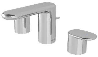 "Lozza" 8" Lavatory Faucet W/ 1 1/4" Pop-Up Waste - CHROME