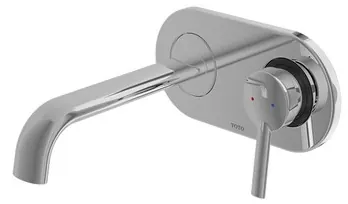 "Vektor" Single Lever Wall Type Lavatory Faucet TX120LV by TOTO