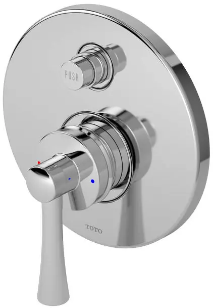 "Gloria" Concealed Single Lever Bath & Shower Mixer W/Diverter - CHROME
