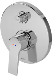 "Jazz" Concealed Single Lever Bath & Shower Mixer W/Diverter - CHROME