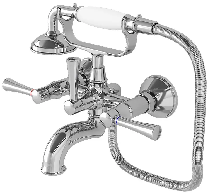 "Gloria" Lever Handle Combination Bath & Shower Set ( TX411SGN ) - CHROME