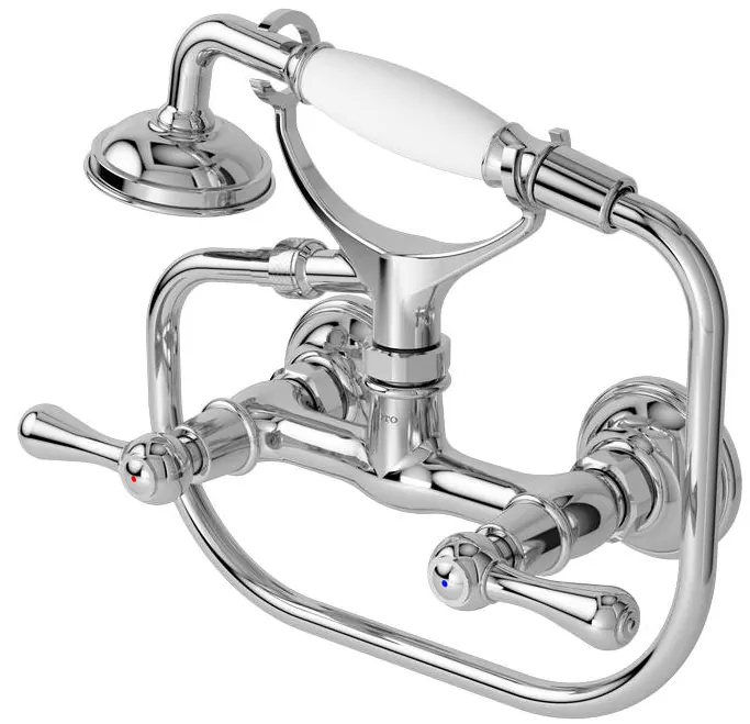 "Curio" Lever Handle Combination Shower Set - CHROME