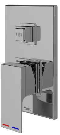 Single Lever Bath & Shower Mixer w/ diverter - CHROME