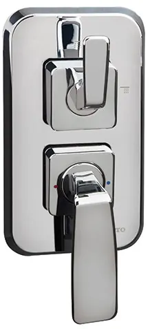 "Toja" Single Lever Bath & Shower Mixer W/Diverter - CHROME
