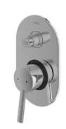 "Vektor" Single Lever Bath & Shower Mixer W/Diverter - CHROME