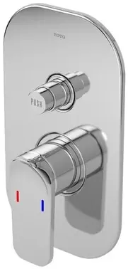 "Alisei" Single Lever Bath & Shower Mixer W/ Diverter - CHROME