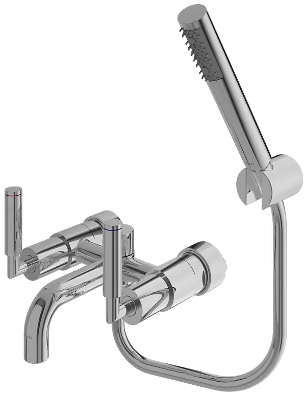 "Ego II" Lever Handle Combination Bath & Shower Set - CHROME