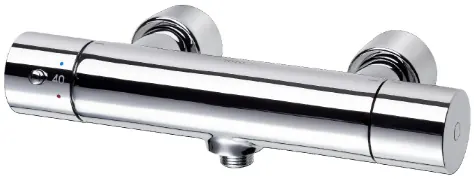 "Ego" Thermostat Shower Mixer w/o Hand Shower Set - CHROME