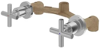 "Ego II" Cross Handle Mixing Valve for Shower - CHROME