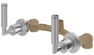 "Ego II" Lever Handle Mixing Valve for Shower - CHROME