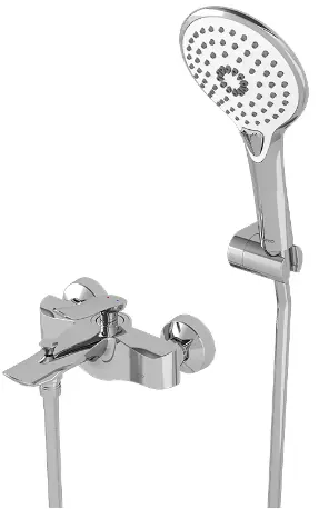 "HA" Single Lever Bath & Shower Set - CHROME