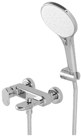 "Lozza" Single Lever Bath & Shower Set - CHROME