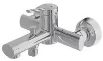 "Vektor" Single Lever Bath & Shower Mixer W/O Hand Shower Set - CHROME