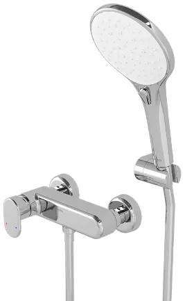 "Lozza" Single Lever Shower Set - CHROME