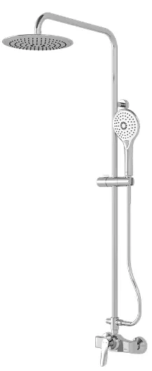 "HA" Lever Handle Shower Column Set - CHROME