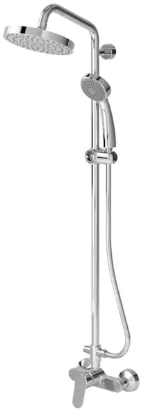 "Umi" Lever Handle Shower Column Set - CHROME
