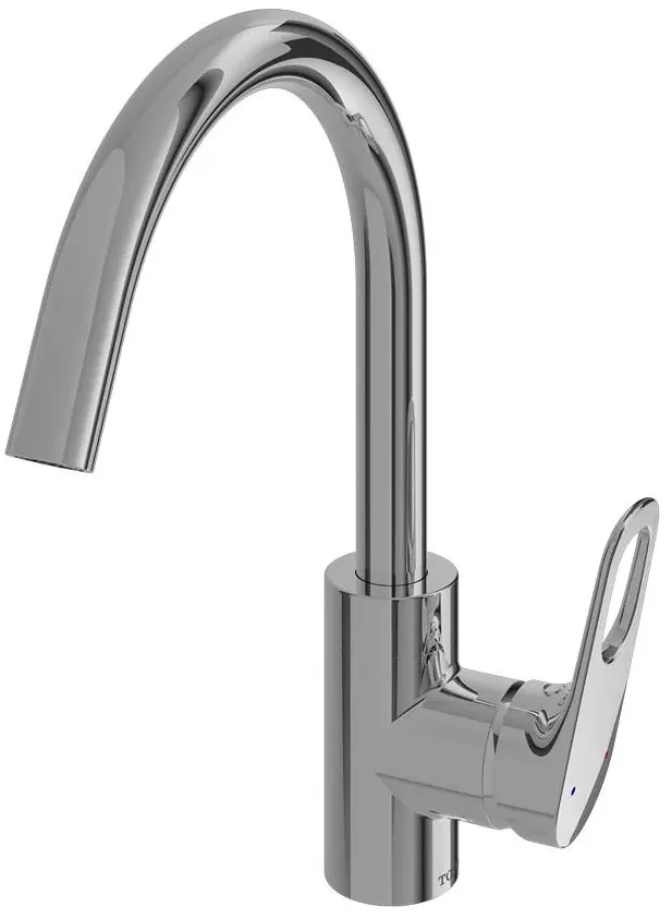 "Rei R" Single Lever Kitchen Faucet - CHROME