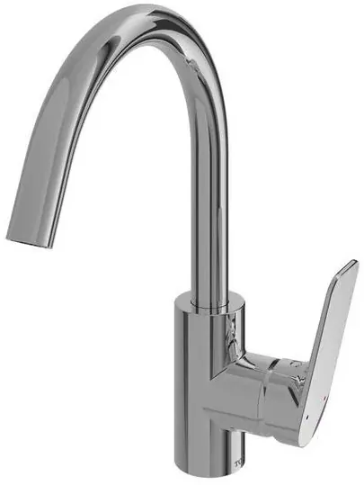 "Rei S" Single Lever Kitchen Faucet - CHROME