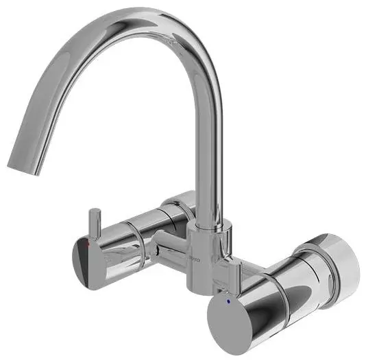"Ego II" Combination Kitchen Faucet - CHROME