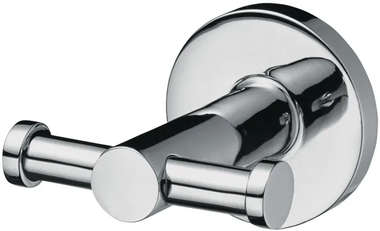 "Ego II" Double Robe Hook - CHROME