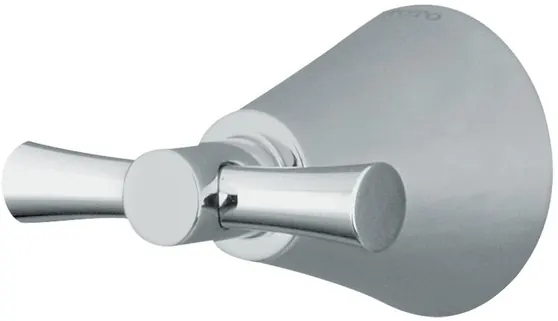 "Gloria" Double Robe Hook - CHROME