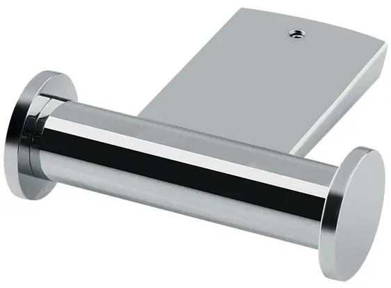"Rei R" Double Robe Hook - CHROME
