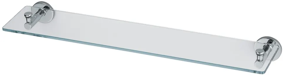 "Ego II" Glass Shelf - CHROME