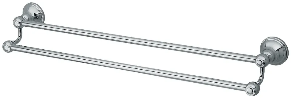 "Curio" Double Towel Bar (L= 660 mm) - CHROME