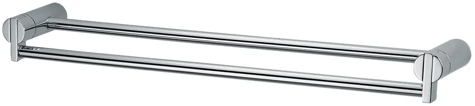 "Ego" Double Towel Bar (L= 660 mm) - CHROME