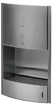 Recessed Type Hand Dryer (Stainless - Hairline Finish) TYC602 by TOTO
