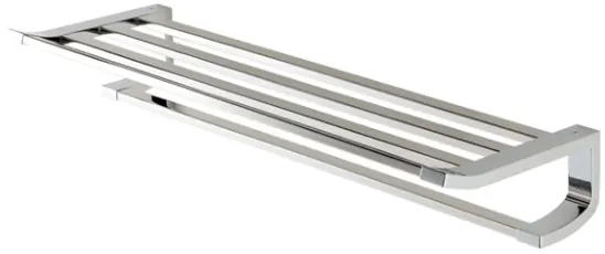 TOTO Towel shelf with Rail, G-Series, Square - CHROME