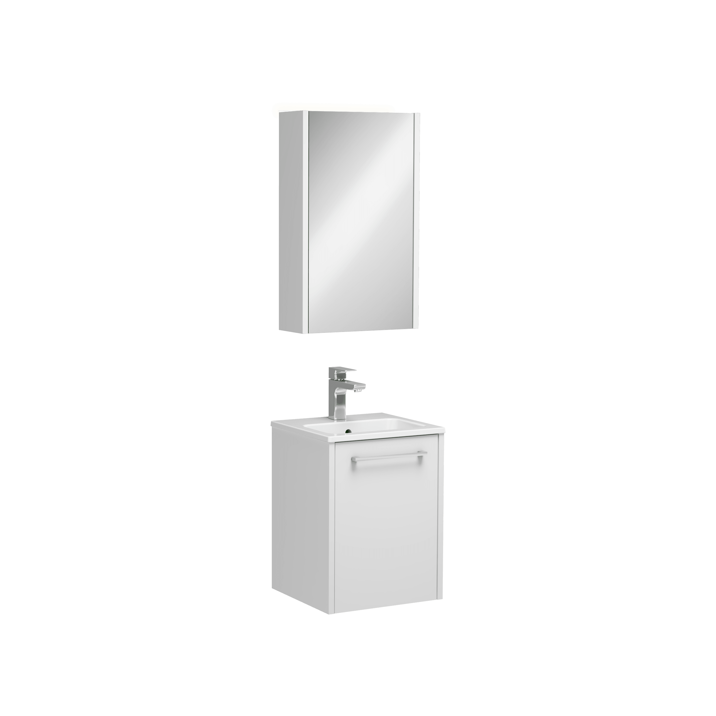 Isvea Combinato Washbasin Cabinet with Cover 40 cm - white