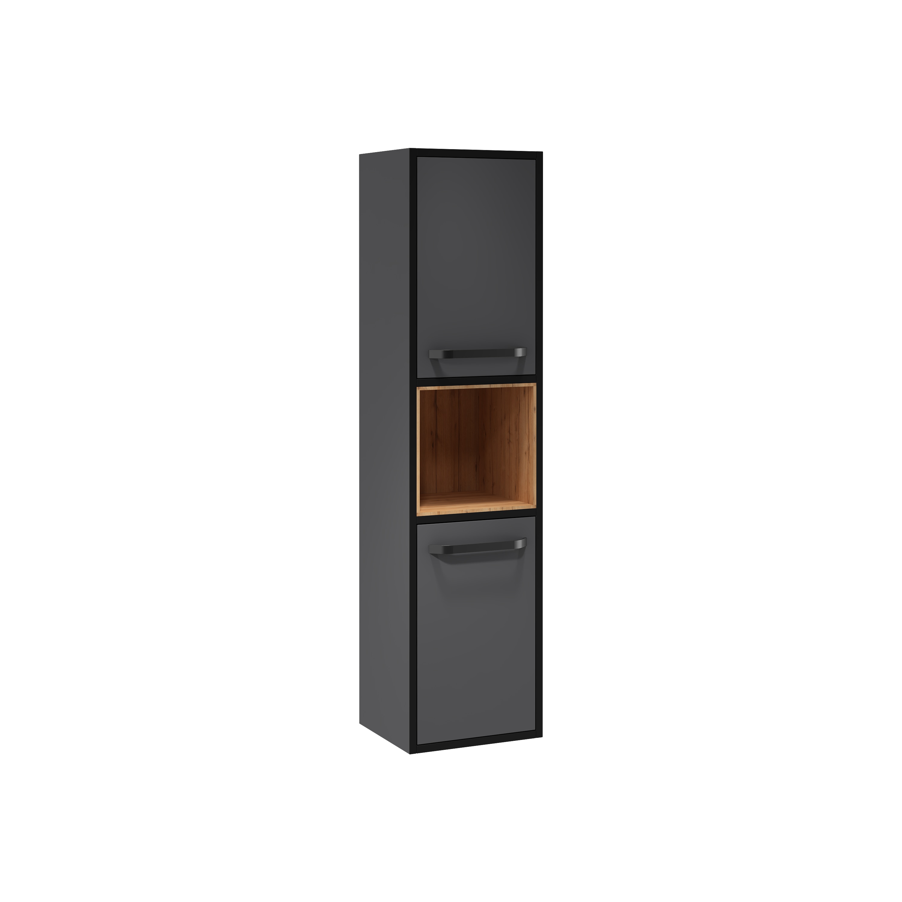 Isvea Ancora Tall Cabinet Detroit 35 cm - anthracite