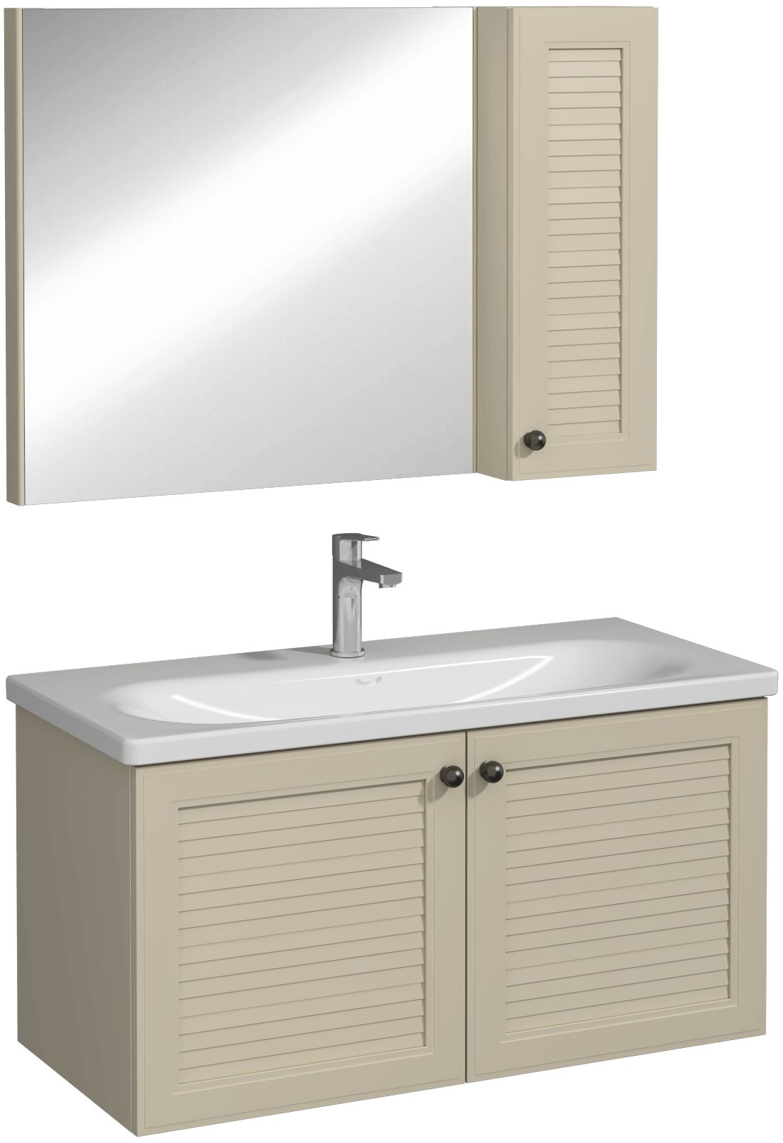 Isvea Mergo Washbasin Unit 100 cm - moonstone