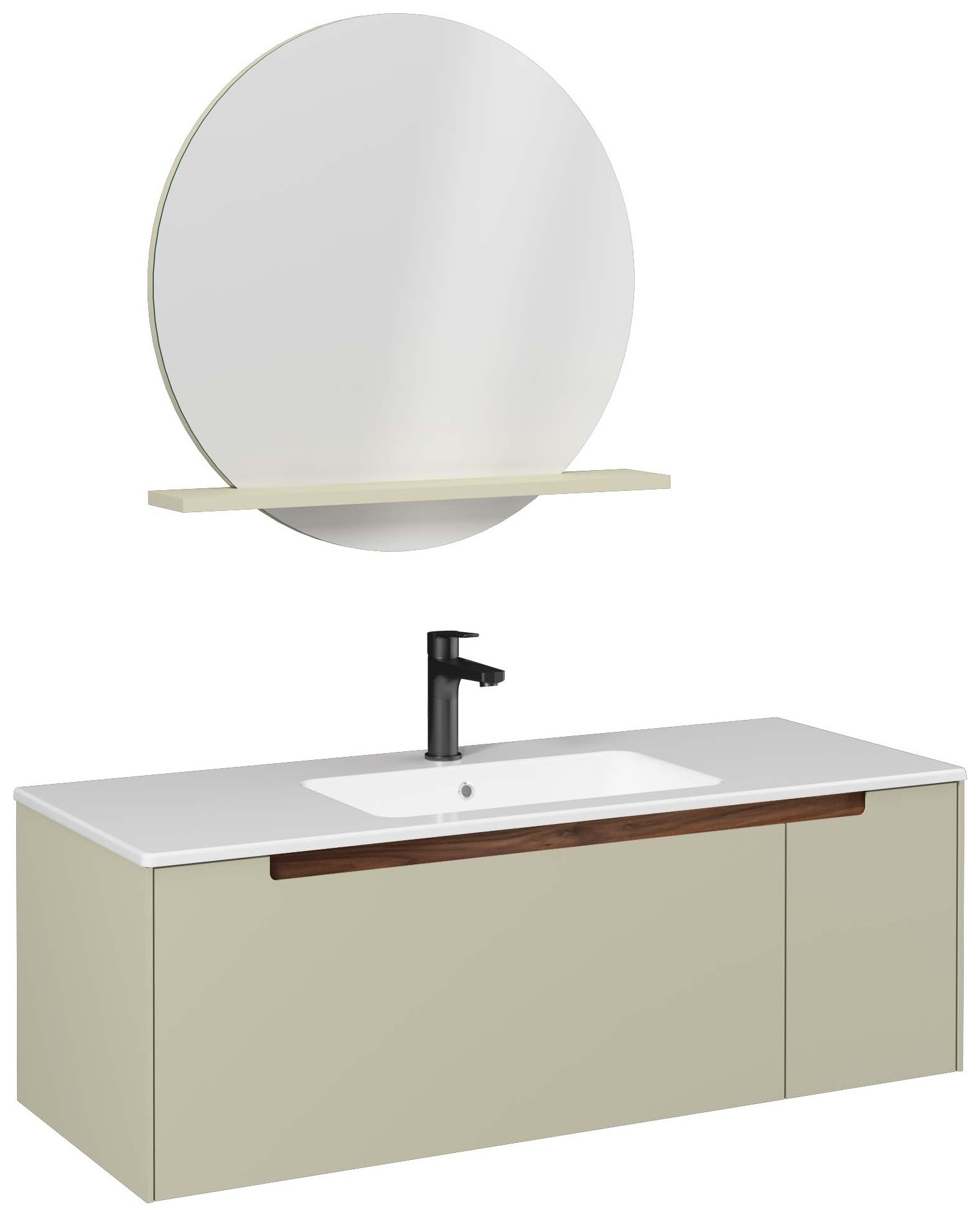 Isvea Dante Washbasin Unit 120 cm - light green