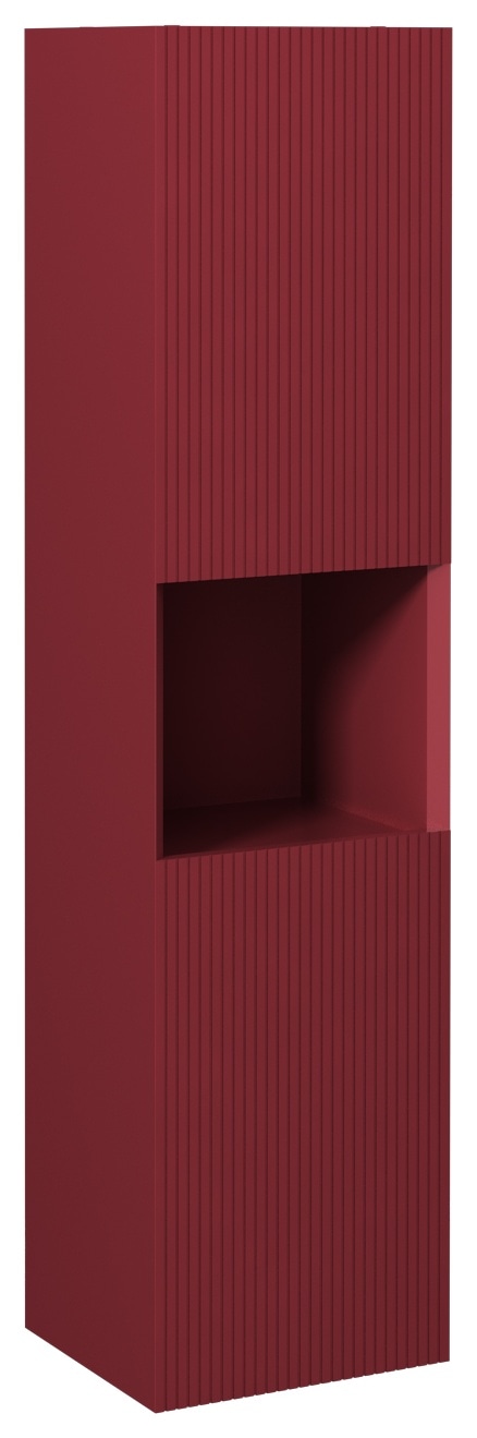 Isvea Infinity Tall Cabinet 35cm Right - ruby red