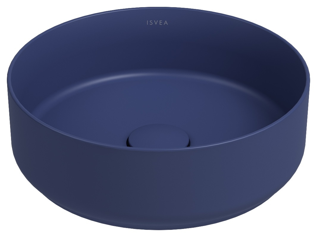 Isvea Infinity Counter-Top Washbasin 36 cm - isvea blue