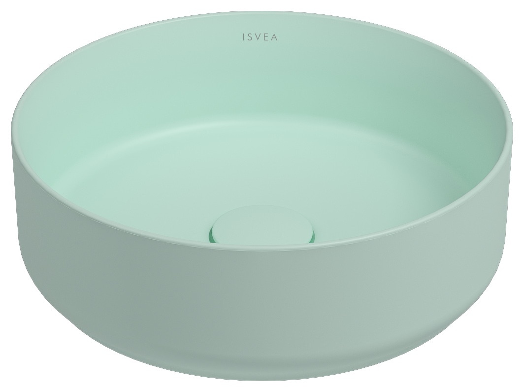 Isvea Infinity Counter-Top Washbasin 36 cm - mint