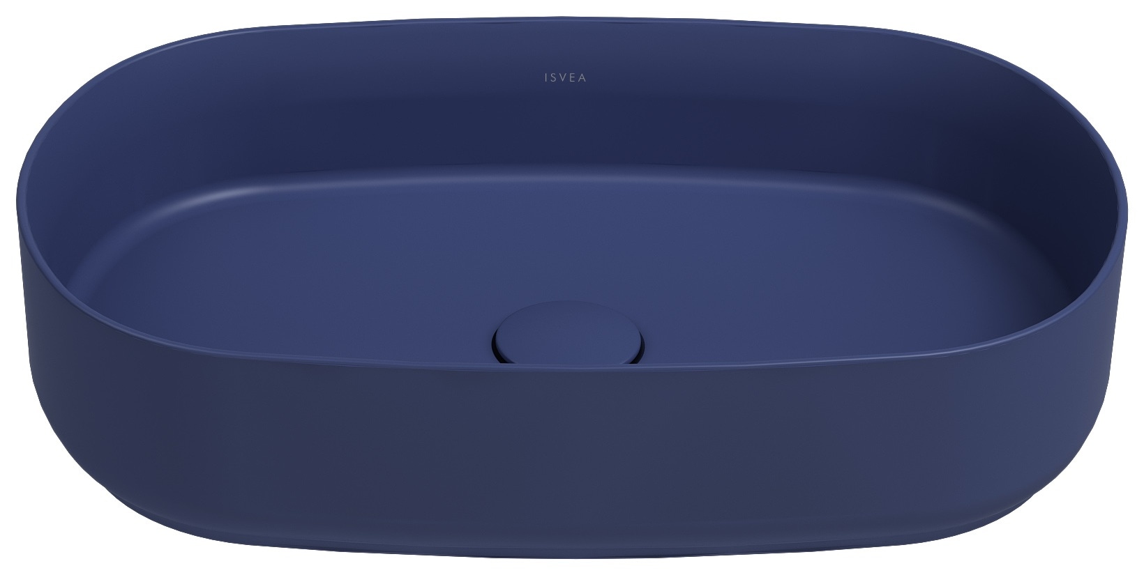 Isvea Infinity Counter-Top Washbasin 55 cm - isvea blue
